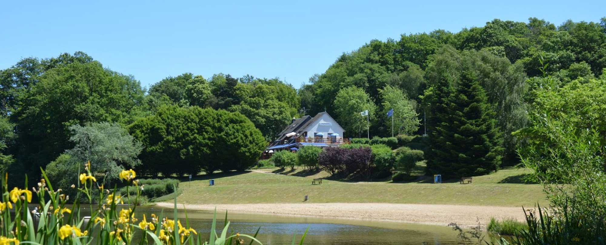 Aquarelle restaurant pond of cheix